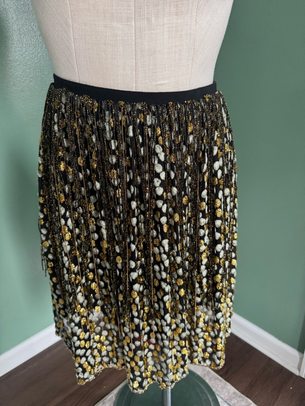 Elie Tahari Nicolette Aplique Skirt